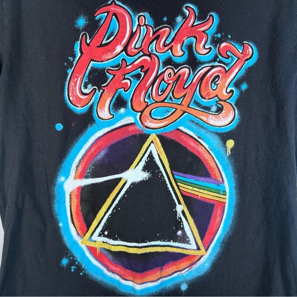Adult Unisex Pink Floyd Graphic T-Shirt. Black - Picture 2 of 3